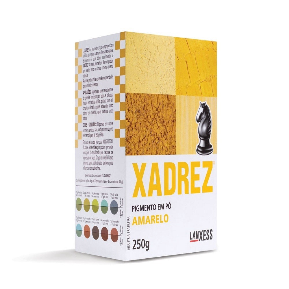 PIGMENTO EM PO 250G AMARELO XADREZ