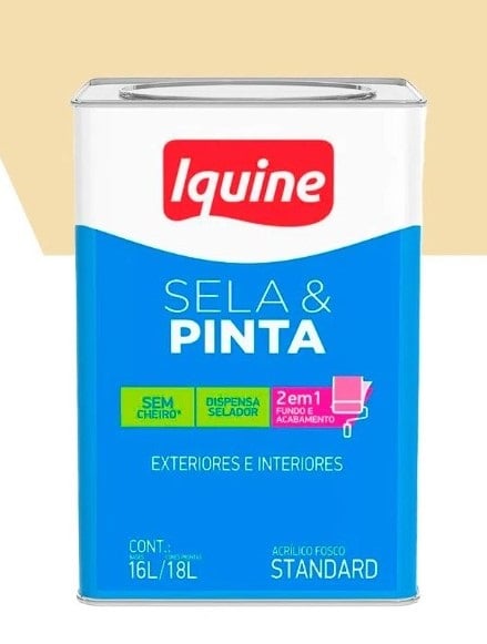 SELA E PINTA MARFIM 18L IQUINE